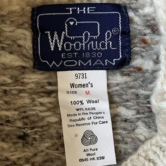 Rare Vintage 100% Wool Woolrich Sweater - Picture 4 of 5